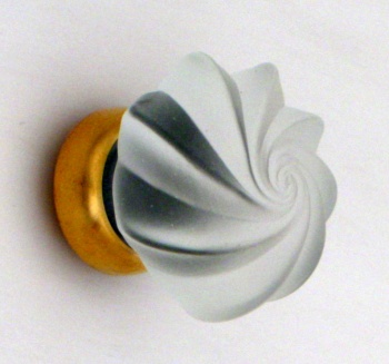 Whirl Glass Cupboard Knobs